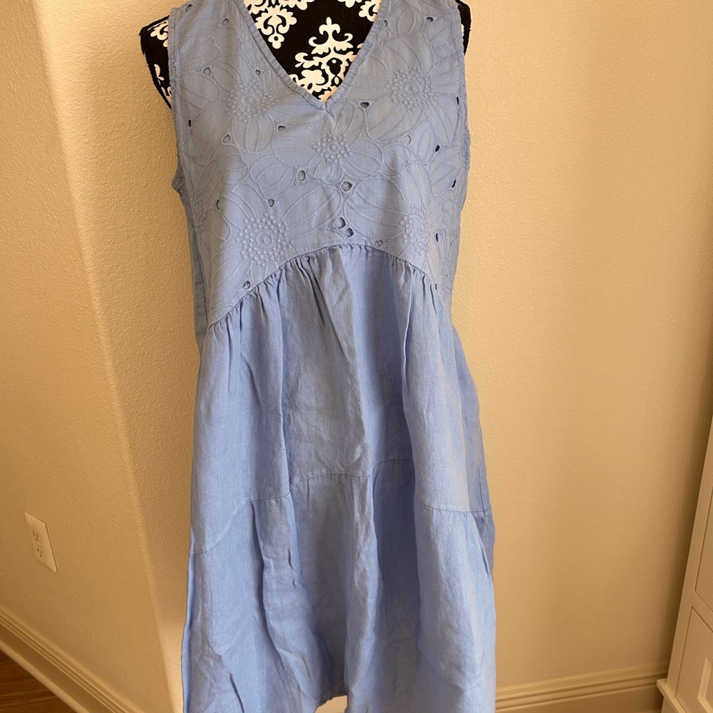 Italian 100% Linen Summer Dress